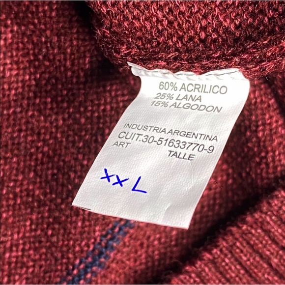 new YSL ⊛ Saint Laurent ⊛ Zip Front Cardigan Wool Sweater ⊛ Burgundy Melange ⊛ - Picture 8 of 16